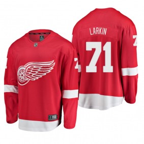 Youth Detroit Red Wings Dylan Larkin #71 Home Low-Priced Breakaway Player Red Jersey