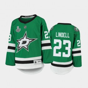 Youth Stars Esa Lindell #23 2020 Stanley Cup Final Home Replica Player Kelly Green Jersey