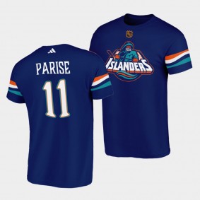 Zach Parise #11 New York Islanders Reverse Retro 2.0 Special Edition Navy T-Shirt