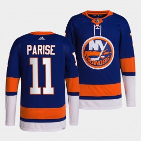 New York Islanders 2022 Home Zach Parise #11 Royal Jersey Primegreen Authentic Pro